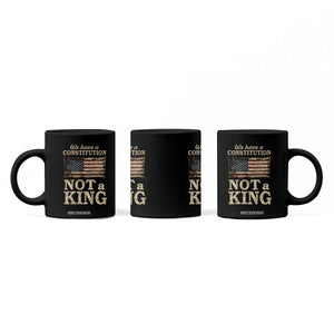 We Have A Constitution Not A King Coffee Mug Retro Social Justice American Flag TS10 Print Your Wear