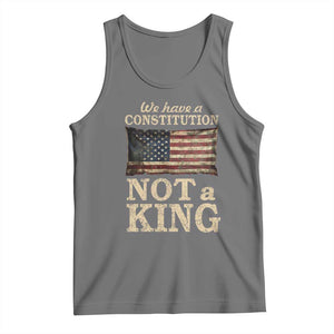 We Have A Constitution Not A King Tank Top Retro Social Justice American Flag TS10 Black Heather Print Your Wear