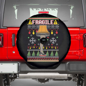 Leg Lamp Ugly Christmas Spare Tire Cover Funny Xmas Movie Fragile TS10 Black Print Your Wear