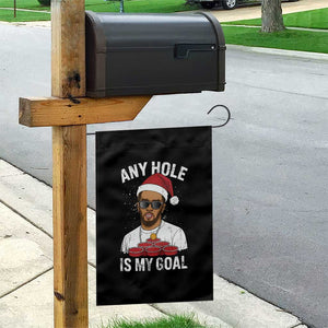 Funny Christmas Diddy Garden Flag Any Hole is My Goal TS10 Print Your Wear