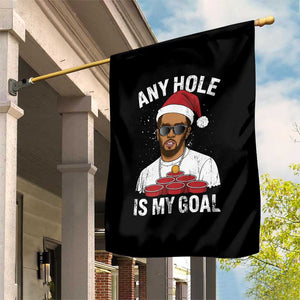 Funny Christmas Diddy Garden Flag Any Hole is My Goal TS10 Print Your Wear