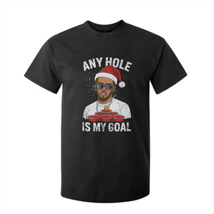 Funny Christmas Diddy T Shirt For Kid Any Hole is My Goal TS10 Black Print Your Wear