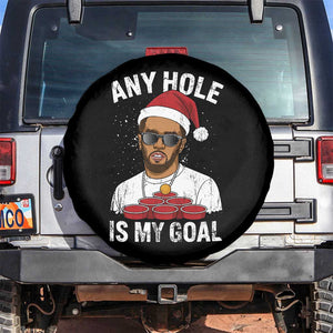 Funny Christmas Diddy Spare Tire Cover Any Hole is My Goal TS10 No hole Black Print Your Wear