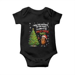 Funny Christmas Italian Brainrot Baby Onesie Funny Memes From The Windows to the Walls I'm About To TS10 Black Print Your Wear