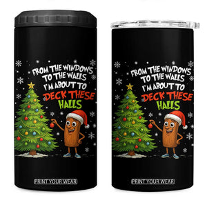 Funny Christmas Italian Brainrot 4 in 1 Can Cooler Tumbler Funny Memes From The Windows to the Walls I'm About To TS10 One Size: 16 oz Black Print Your Wear