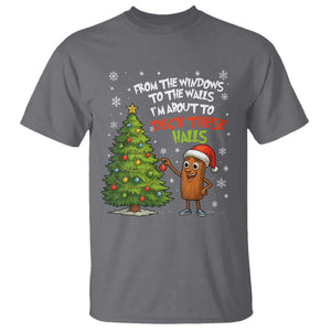 Funny Christmas Italian Brainrot T Shirt Funny Memes From The Windows to the Walls I'm About To TS10 Charcoal Print Your Wear
