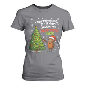 Funny Christmas Italian Brainrot T Shirt For Women Funny Memes From The Windows to the Walls I'm About To TS10 Charcoal Print Your Wear