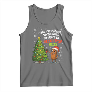 Funny Christmas Italian Brainrot Tank Top Funny Memes From The Windows to the Walls I'm About To TS10 Black Heather Print Your Wear