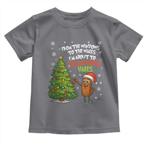 Funny Christmas Italian Brainrot Toddler T Shirt Funny Memes From The Windows to the Walls I'm About To TS10 Charcoal Print Your Wear