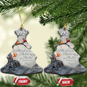 Memorial Christmas Ornament My Mind Still Talks to You Cardinal Loss of Father Gift TS10 Christmas Tree Winter Print Your Wear