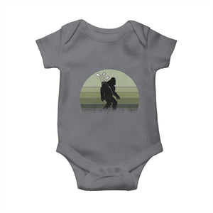 Bigfoot Golfer Baby Onesie Funny Sasquatch Golfing Golf Balls TS10 Charcoal Print Your Wear