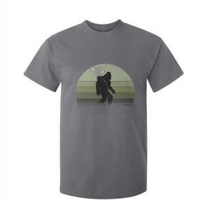 Bigfoot Golfer T Shirt For Kid Funny Sasquatch Golfing Golf Balls TS10 Charcoal Print Your Wear