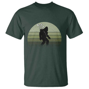 Bigfoot Golfer T Shirt Funny Sasquatch Golfing Golf Balls TS10 Dark Forest Green Print Your Wear