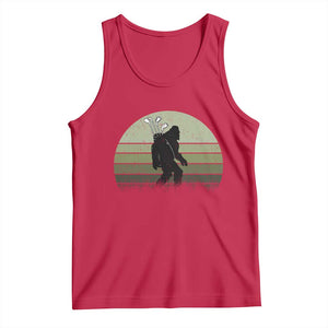 Bigfoot Golfer Tank Top Funny Sasquatch Golfing Golf Balls - Print Your Wear