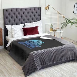 Eat Sleep Lacrosse Repeat Throw Blanket Funny Lax Lover Player TS10 Print Your Wear