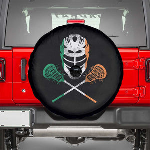 Ireland Lacrosse Spare Tire Cover Irish Flag Ireland TS10 Black Print Your Wear