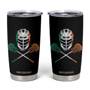 Ireland Lacrosse Tumbler Cup Irish Flag Ireland TS10 Black Print Your Wear