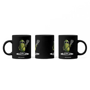 Funny Lacrosse Coffee Mug Pickle Playing Lax Lover Player TS10 Print Your Wear