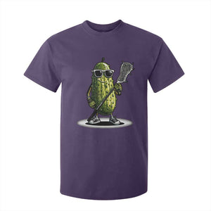 Funny Lacrosse T Shirt For Kid Pickle Playing Lax Lover Player TS10 Purple Print Your Wear