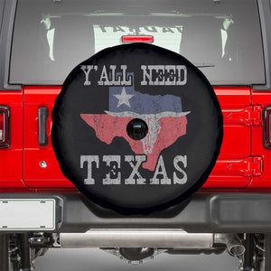 Yall Need Texas Spare Tire Cover State Map Vintage TS10 Black Print Your Wear