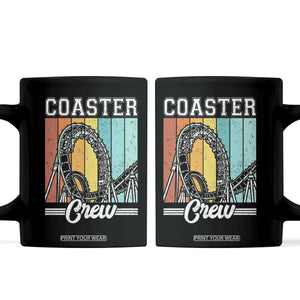 Vintage Rollercoaster Crew Coffee Mug Family Roller Coaster Amusement Park
