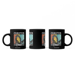 Vintage Rollercoaster Crew Coffee Mug Family Roller Coaster Amusement Park