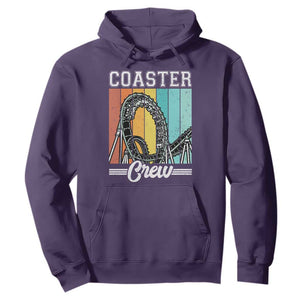 Vintage Rollercoaster Crew Hoodie Family Roller Coaster Amusement Park