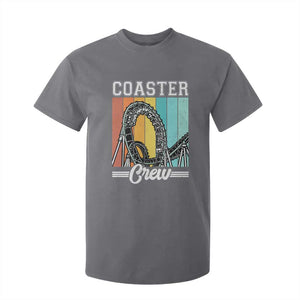 Vintage Rollercoaster Crew T Shirt For Kid Family Roller Coaster Amusement Park