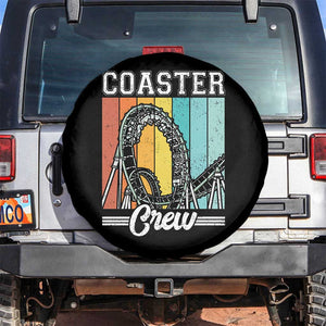 Vintage Rollercoaster Crew Spare Tire Cover Family Roller Coaster Amusement Park