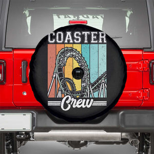 Vintage Rollercoaster Crew Spare Tire Cover Family Roller Coaster Amusement Park