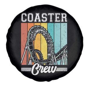 Vintage Rollercoaster Crew Spare Tire Cover Family Roller Coaster Amusement Park