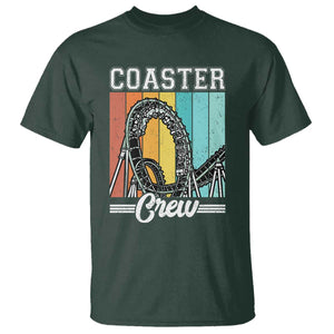 Vintage Rollercoaster Crew T Shirt Family Roller Coaster Amusement Park