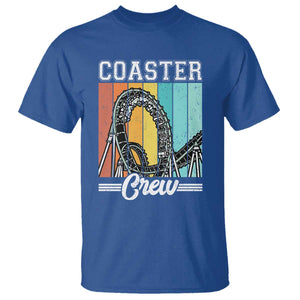 Vintage Rollercoaster Crew T Shirt Family Roller Coaster Amusement Park