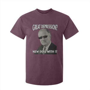 FDR Great Depression Deal With It T Shirt For Kid Funny History Meme
