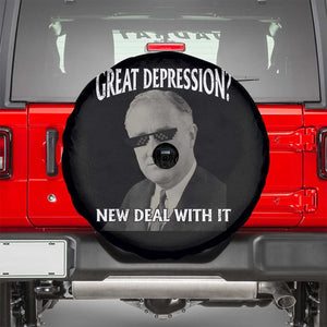 FDR Great Depression Deal With It Spare Tire Cover Funny History Meme
