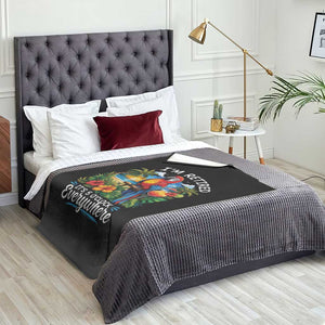 Humor Retirement Throw Blanket Im Retired 5 OClock Everywhere Vintage Beach Parrot Cocktail TS10 Print Your Wear