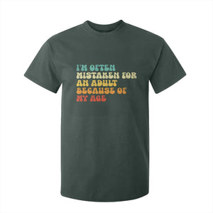 Im Often Mistaken For An Adult Because Of My Age T Shirt For Kid Sarcastic Quote Funny Saying Old Guys Birthday Gifts
