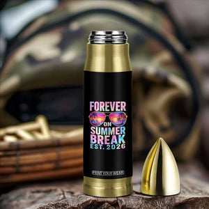 Retired Teacher Bullet Tumbler Forever On Summer Break Retirement 2026 TS10 Print Your Wear