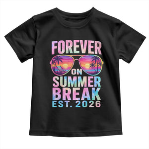 Retired Teacher Toddler T Shirt Forever On Summer Break Retirement 2026 TS10 Black Print Your Wear