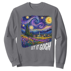 Let it Gogh Funny Vincent Van Gogh Starry Night Sweatshirt