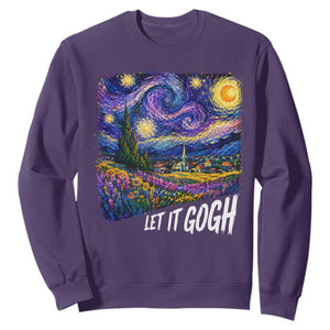 Let it Gogh Funny Vincent Van Gogh Starry Night Sweatshirt