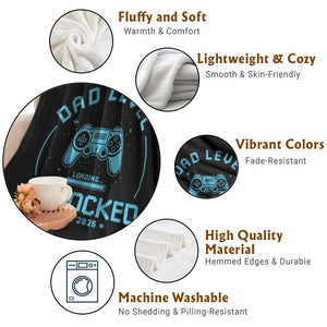 Promoted to Dad 2026 Throw Blanket New Dad Gifts for First Time Daddy Fathers Day TS10 Print Your Wear