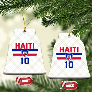 Haiti Haitian Flag Ceramic Ornament Proud Haitienne Cheer Country Favorite Spirit Game Caribbean Souvenir