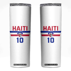 Haiti Haitian Flag Skinny Tumbler Proud Haitienne Cheer Country Favorite Spirit Game Caribbean Souvenir