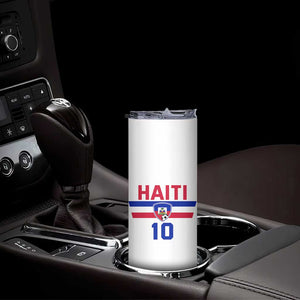 Haiti Haitian Flag Skinny Tumbler Proud Haitienne Cheer Country Favorite Spirit Game Caribbean Souvenir