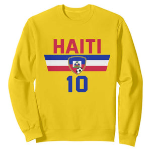 Haiti Haitian Flag Sweatshirt Proud Haitienne Cheer Country Favorite Spirit Game Caribbean Souvenir