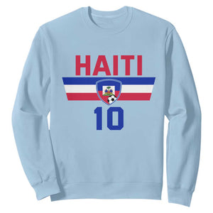 Haiti Haitian Flag Sweatshirt Proud Haitienne Cheer Country Favorite Spirit Game Caribbean Souvenir