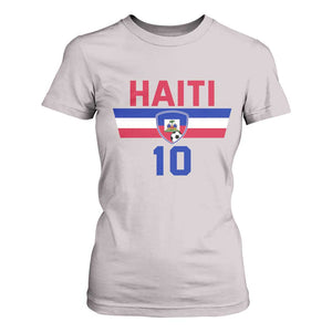 Haiti Haitian Flag T Shirt For Women Proud Haitienne Cheer Country Favorite Spirit Game Caribbean Souvenir