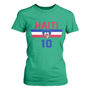 Haiti Haitian Flag T Shirt For Women Proud Haitienne Cheer Country Favorite Spirit Game Caribbean Souvenir