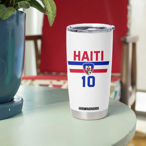 Haiti Haitian Flag Tumbler Cup Proud Haitienne Cheer Country Favorite Spirit Game Caribbean Souvenir